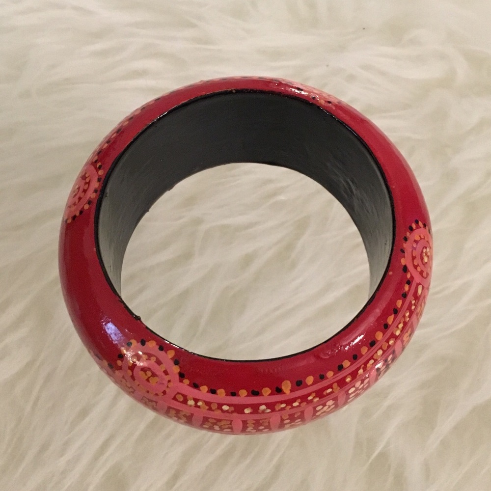 PAINTED ARM CUFF FROM AUSTRALIA NWOT - Picture 2 of 4